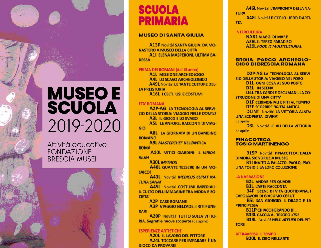 Brescia Musei Didattica Cosa Posso Fare In Museo Scuola Primaria